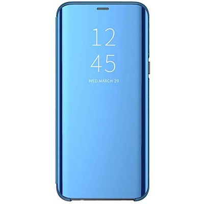 Husa Samsung Galaxy Note 10 Lite,  Clear View Mirror ALBASTRU